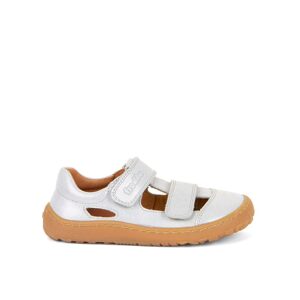 FRODDO SANDAL VELCRO II Silver | Dětské barefoot sandály - 24