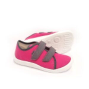 BEDA CELOROČNÍ BFN 170040/TEX/W Pink Shine | Dětské celoroční barefoot boty - 30