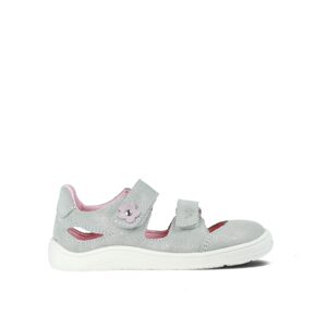 BABY BARE SANDÁLKY FEBO JOY Grey Pink  | Dětské barefoot sandály - 29