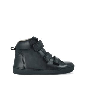 CRAVE SNOWFIELD Black | Dětské zimní zateplené barefoot boty - 31 - 215 mm