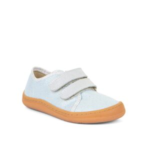 FRODDO SNEAKER CANVAS II Silver | Dětské barefoot tenisky - 28