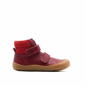 AYLLA BAREFOOT CHIRI Kids Red | Zimní barefoot boty - 26 - 179 mm