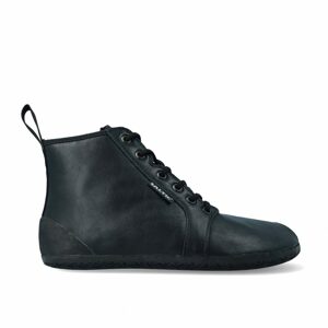 SALTIC VINTERO Black Nappa | Kotníkové barefoot boty - 36