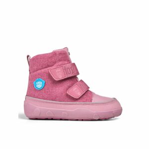 AFFENZAHN COMFY WALK WOOL MIDBOOT UNICORN Pink | Dětské zimní zateplené barefoot boty - 26