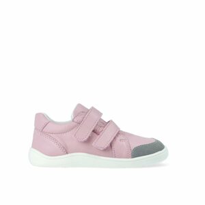 BABY BARE FEBO GO Grey Pink Asfaltico | Dětské barefoot tenisky - 23