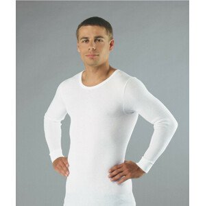 Pánské triko s dlouhým rukávem JAN bílé - Pánské triko s dlouhým rukávem JAN bílé 002 46