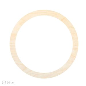 Dřevěný výřez pro Macramé kruh 30cm - 3 ks