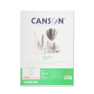 Canson skicák 1557 30 listů A4 180 g/m² lepený - 1 ks