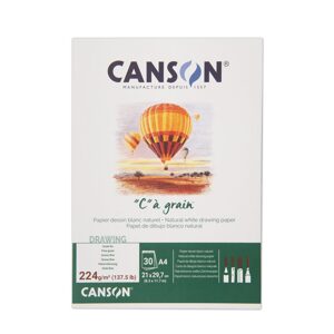 Canson skicák "C" á grain 30 listů A4 224 g/m² - 1 ks