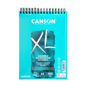 Canson skicák XL Aquarelle 30 listů A5 300g/m² kroužková vazba - 1 ks