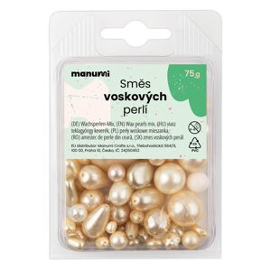 Směs voskových perel béžová - 75 g