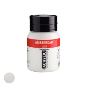 Royal Talens Amsterdam akrylová barva v dóze Standart Series 500 ml 104 Zinc White - 1 ks