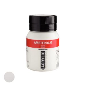 Royal Talens Amsterdam akrylová barva v dóze Standart Series 500 ml 105 Titanium White - 1 ks