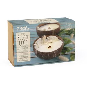 Graine Creative Kreativní sada na výrobu svíčky v misce z kokosového ořechu - 3 sady