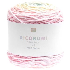 Rico Design Háčkovací příze Ricorumi Spin Spin odstín 017 pastelová duha - 1 ks