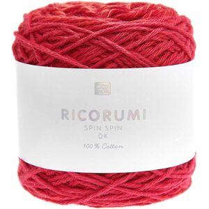 Rico Design Háčkovací příze Ricorumi Spin Spin odstín 005 červená - 3 ks