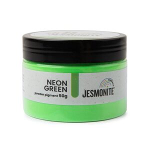 JESMONITE neonový minerální práškový pigment zelený - 3 ks