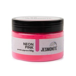 JESMONITE neonový minerální práškový pigment růžový - 3 ks