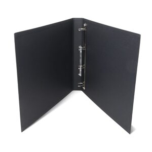 Kroužkové album na scrapbook z kraftového kartonu 36,5x32,5x4cm černý - 3 ks