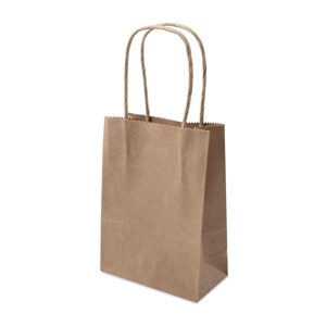 Dárková papírová taška nepotištěná 20ks přírodní - 3 balení