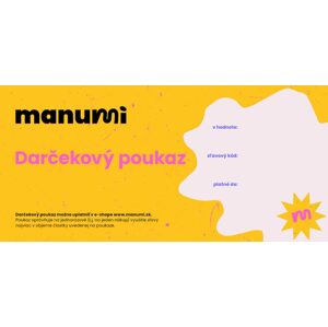 Darčekový poukaz pro Manumi.sk €20 - 1 ks