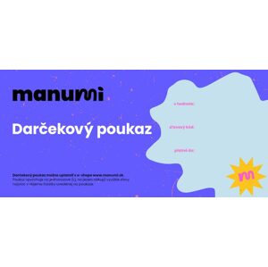 Darčekový poukaz pro Manumi.sk €50 - 1 ks