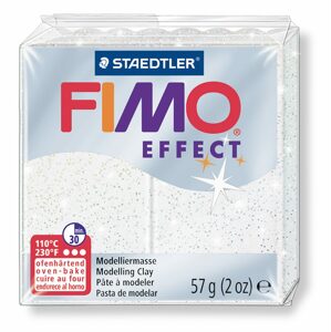 Staedtler FIMO Effect 57g (8020-052) bílá s třpytkami - 1 ks