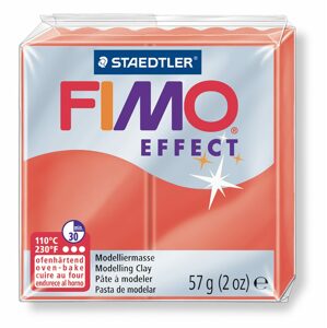 Staedtler FIMO Effect 57g (8020-204) transparentní červená - 1 ks