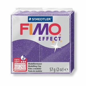 Staedtler FIMO Effect 57g (8020-602) fialová s třpytkami - 1 ks