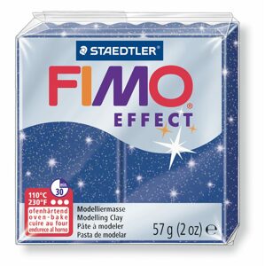 Staedtler FIMO Effect 57g (8020-302) modrá s třpytkami - 1 ks