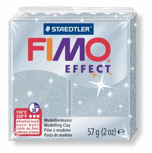 Staedtler FIMO Effect 57g (8020-812) stříbrná s třpytkami - 1 ks