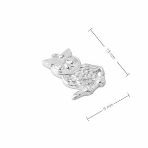 Stříbrný přívěsek sova č.882 - 1 ks