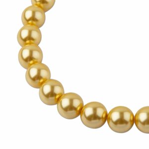 Voskové perle 10mm zlaté - 18 ks