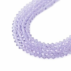 Cínové perle 4mm Violet - 45 ks