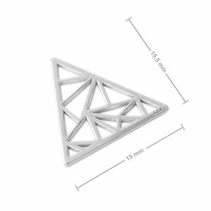 Stříbrný přívěsek origami trojúhelník č.951 - 1 ks