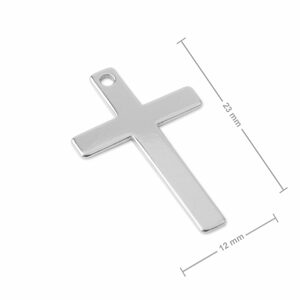 Stříbrný přívěsek kříž č.1133 - 1 ks