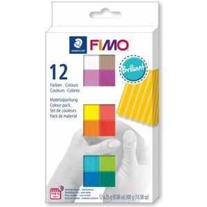 Staedtler FIMO Soft sada 12 barev 25g Brilliant - 1 ks