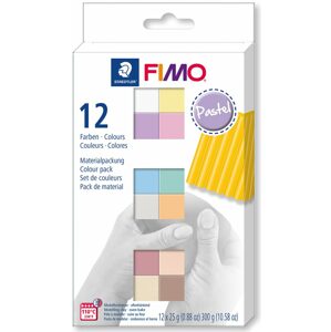 Staedtler FIMO Soft sada 12 barev 25g Pastel - 1 ks