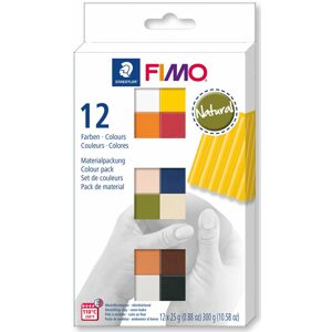 Staedtler FIMO Soft sada 12 barev 25g Natural - 1 ks