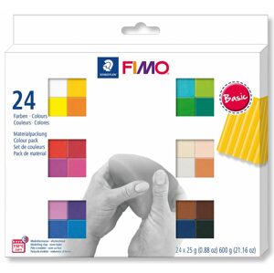 Staedtler FIMO Soft sada 24 barev 25g Basic - 1 ks