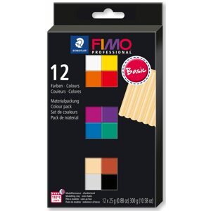 Staedtler FIMO Professional sada 12 barev 25g Basic - 1 ks