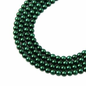 Voskové perle 3mm Emerald - 60 ks