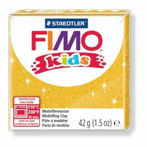 Staedtler FIMO Kids 42g (8030-112) zlatá s třpytkami - 1 ks