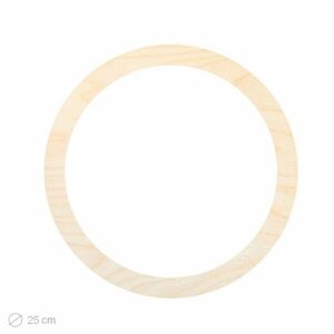 Dřevěný výřez pro Macramé kruh 25cm - 1 ks