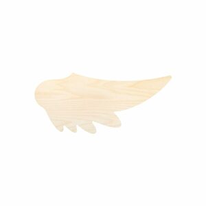 Dřevěný výřez andělská křídla plná 26,5cm - 1 ks