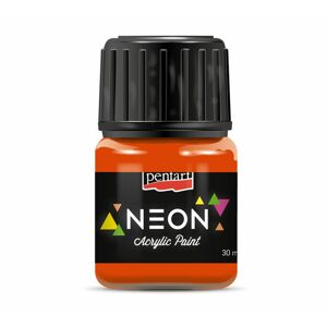 PENTART akrylová barva neonová 30ml oranžová - 1 ks