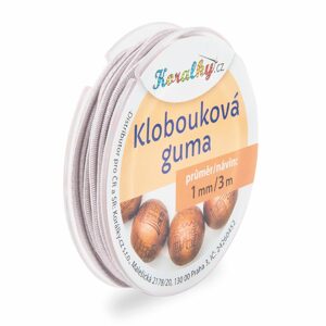 Manumi Klobouková guma 1mm/3m šedá č.11 - 1 ks
