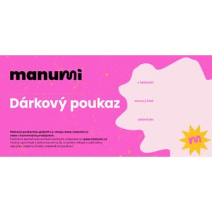 Dárkový poukaz pro Manumi.cz 200Kč - 1 ks