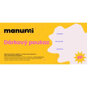 Dárkový poukaz pro Manumi.cz 500Kč - 1 ks