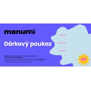 Dárkový poukaz pro Manumi.cz 2000Kč - 1 ks